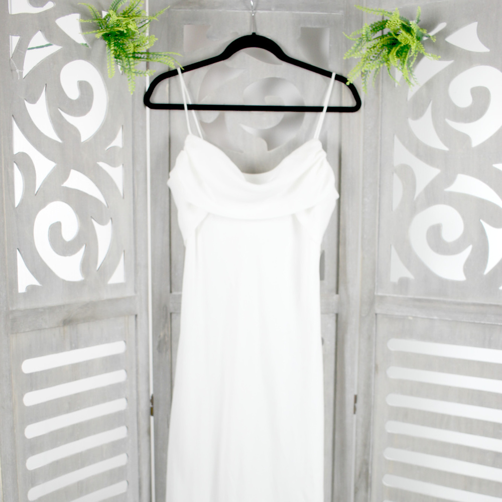 Alyn Paige White Formal/Wedding Dress Size 11/12